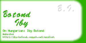 botond iby business card